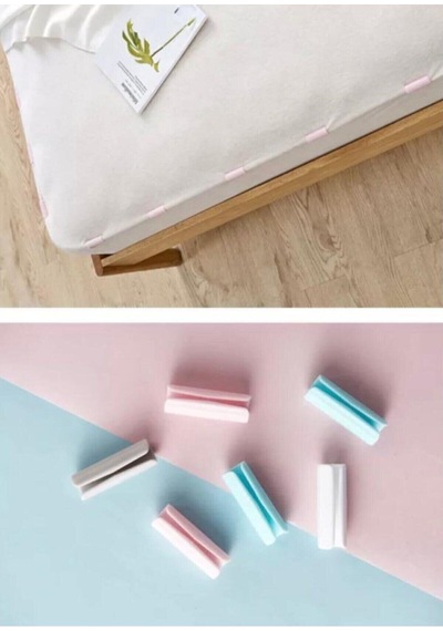 12 Adet Klips Çok Amaçlı Torba Klipsi Çarşaf Tutucu Sabitleyici Organizer Plastik Tr Diğer