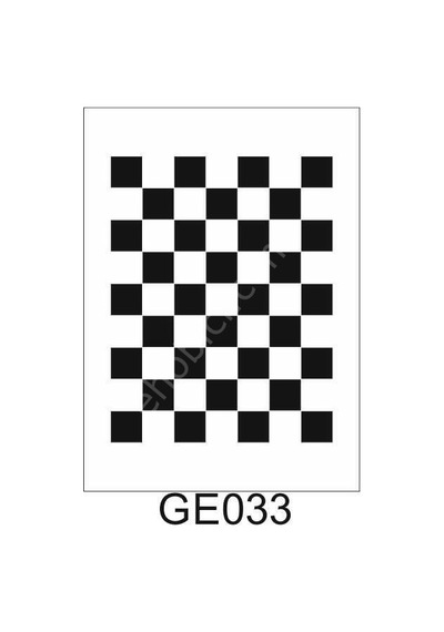 Geometrik Desenler Stencil Şablon 21X30 Ge-033
