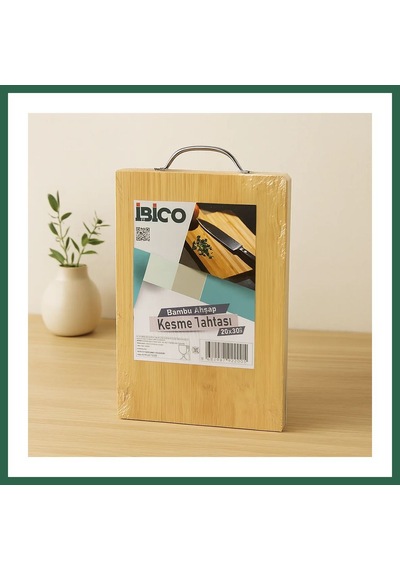 Bezos Bambu Kesme Tahtası 20x30x1.7 Cm - Metal Kulplu Bzs01 Diğer