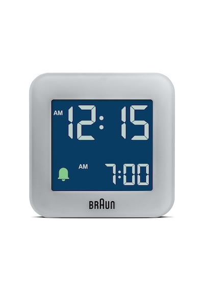 Braun Bc08g Gri Klasik Seyahat Dijital Alarmlı Masa Saati Brn.bc08g