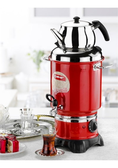 Çakır Narin Model Çay Makinesi Kırmızı