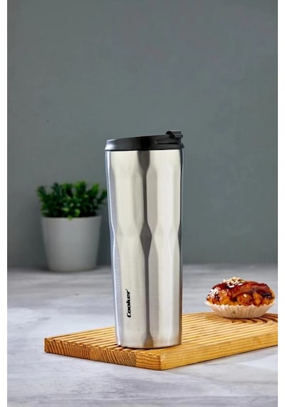 Cooker Çelik Bardak Termos 500 Cc Gri
