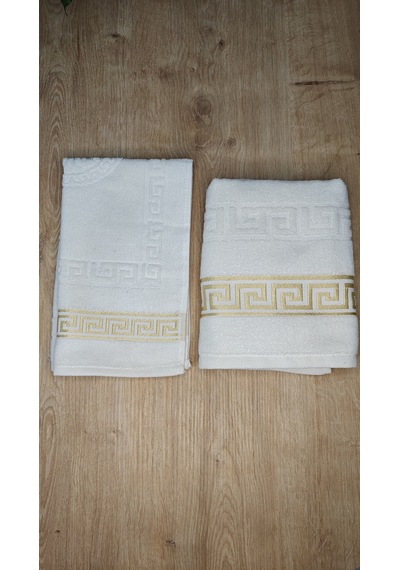 4 Parça Banyo Set 50x90 - 30x50 Beyaz
