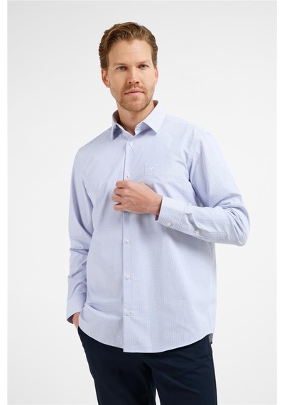 İmza Mavi - Beyaz Çizgili Desen Sert Yaka Uzun Kol Cepli Comfort Fit Pamuklu Gömlek 1004255210 Mavi - Beyaz İmza Mavi - Beyaz Çizgili Desen Sert Yaka Uzun Kol Cepli Comfort Fit Pamuklu Gömlek 1004255210 Mavi - Beyaz