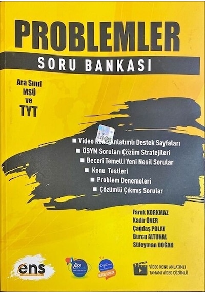 Ens Yayıncılık- Tyt Problemler Soru Bankası