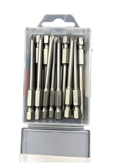Leo Ph0 75mm ¼ S2 Kalite Mıknatıslı Bits Yıldız Uç 20 Adet