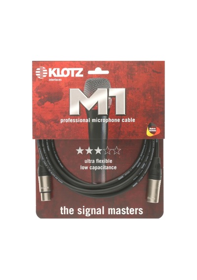 M1 My206 Mikrofon Kablosu Siyah 15m Xlr Uçlu Standart