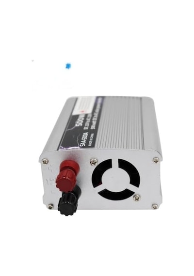 İnverter 12v 220v Çevirici, Araç İçi Güç Dönüştürücü Oto Adaptör, Solar Akü Bağlantılı Çift Voltaj Korumalı Alüminyum Kasa Modifiye Sinüs İnvertör