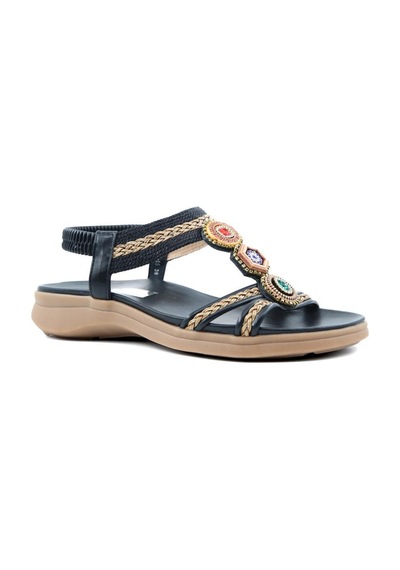Guja 26y240-15 Siyah Kadın Sandalet