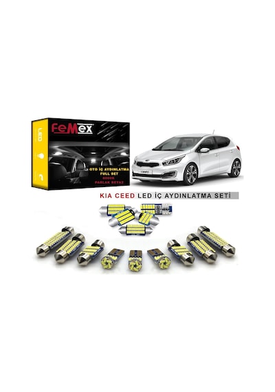 Kia Ceed Led İç Aydınlatma Ampul Seti Femex Parlak Beyaz