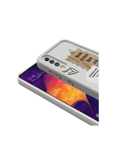 Galaxy A70 Kılıf Kamera Korumalı Baskılı Arka Yüzey Zore Klas Kapak Siyah