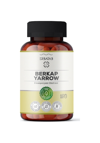 Erbatab Eki Berkap Yarrow Civan Perçemi 60 Kapsül