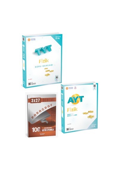 2027 Üçdörtbeş 2027 Tyt+ayt Fizik Soru Bankası+ Anla Kazan Paragraf