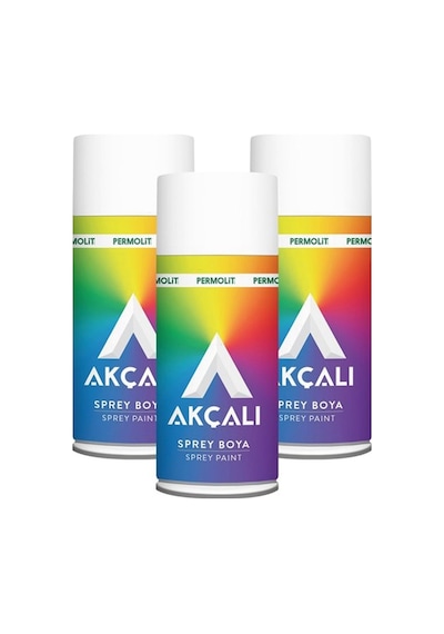 Akçalı310 Altın Yaldız Sprey Boya 400 ML 3 Adet