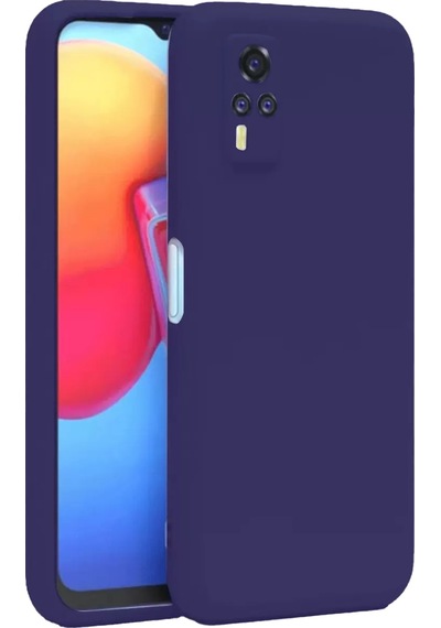 Newface Vivo Y53s Kılıf Nano İçi Kadife Silikon - Mor