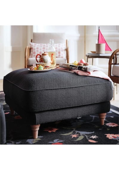 Ikea Antrasit Şık Kanepe - Puf