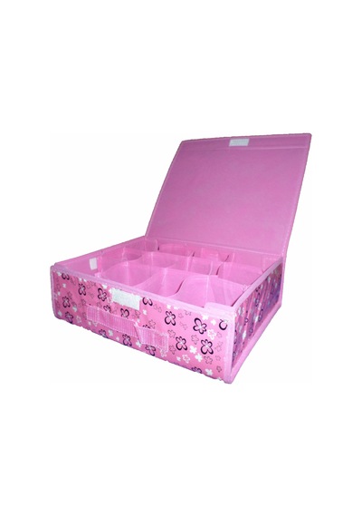 20 Bölmeli Çekmece Düzenleyici Organizer Pembe Çiçekli 103