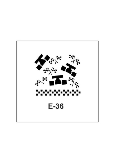Artebella E Serisi Stenciller E-36 Stencil 10X10 Cm N11.3919