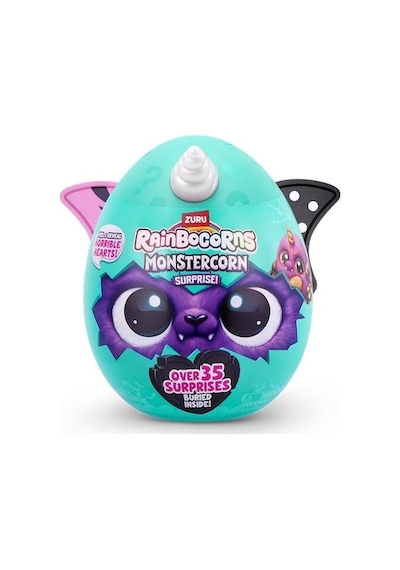 Raınbocorn Monstercorn Surprız Pelus-9297 Gri Boynuz