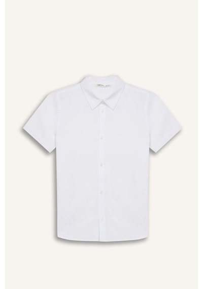 DeFacto Erkek Çocuk Polo Yaka Poplin Kısa Kollu Gömlek A4280A825AUWT83