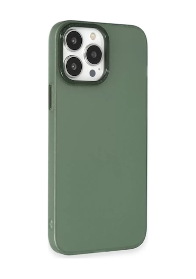 Newface Apple İphone 14 Pro Max Kılıf Modos Metal Kapak - Koyu Yeşil