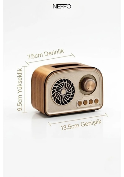 Nostaljik Radyo-bluetooth-usb
