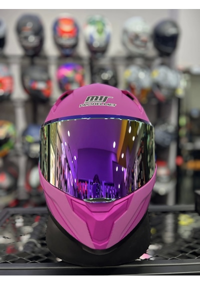 Mts 910 Fushia Lady Kask Pembe