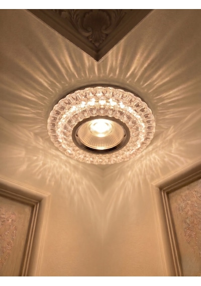 4 Adet Cata Ct 6637 Lale Led Efektli Dekoratif Cam Spot Kasası Gu10 Duy 3200k Gün Işığı Beyaz