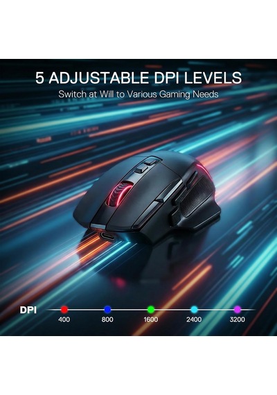 Vıper M925 26000dpı,paw3395,1000hz Anket Hızı Kablosuz Oyuncu Mouse