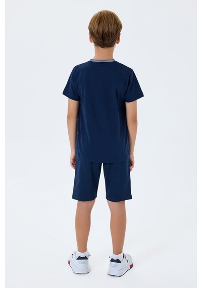 U.S. Polo Assn. U.s. Polo Assn Erkek Çocuk Bermuda 2'li Takım Lacivert-2689