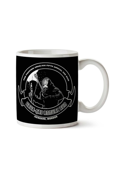 The Fighting Uruk Hai Fifth Annual 50k Run Lord Of The Rings İki Tarafı Baskılı Kupa Bardak