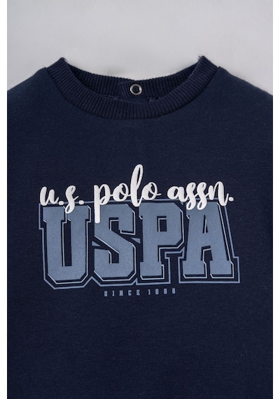U.S. Polo Assn. Erkek Bebek Baskılı Lacivert Uzun Kol Pijama Takım Usb3162-c-v2 Usb3162-c-v2