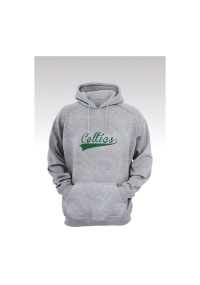Startmore Boston Kapşonlu Sweatshirt - Hoodie Gri