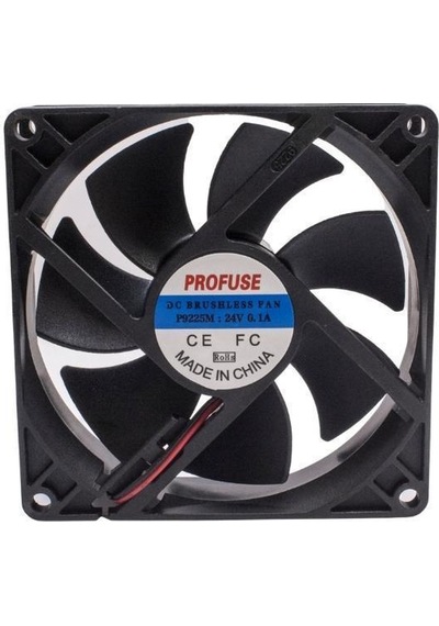 92x92x25mm 24V 0.10A Fan 2 Kablolu