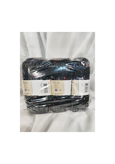 Favori Tweed Siyah El Örgü İpi 3 Adet - Renk: 999c