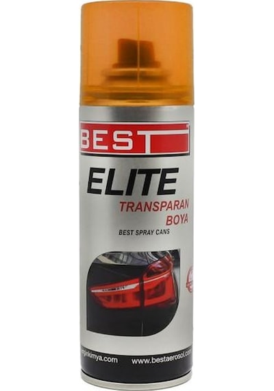 Best Elite Transparan Far Boyası 200 ML Turuncu