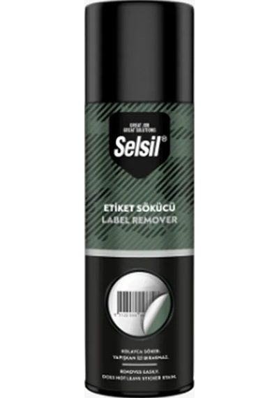 Selsil Yapışkan Etiket Temizleyici Etiket Sticker Sökücü - 200 Ml