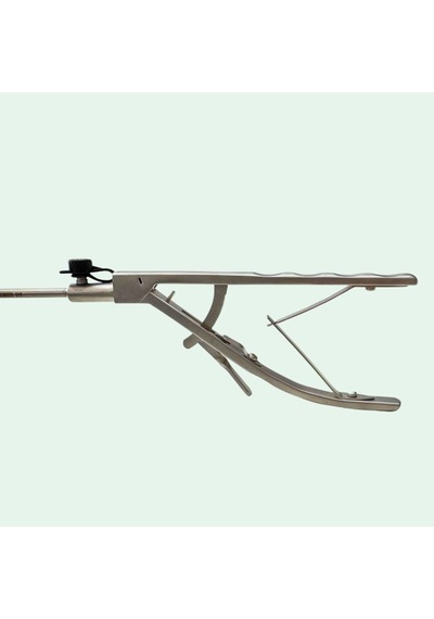 Laparoskopik Aletler-praticmed - Needle Holder - Sol El - Curved