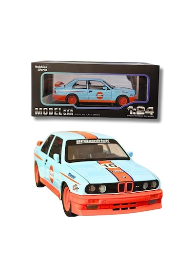 Hobbiez World Bmw M3 E30 Premium Die-cast 1:24 Model Araba