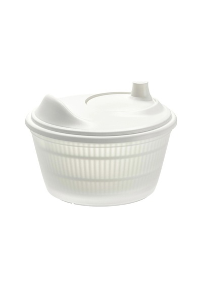 Quick Döndürmeli Salata Kurutma Aparatı Çap 23 Cm Pratik Sebze Kurutucu Yükseklik 16 Cm Beyaz 001326 - 867562371 Diğer