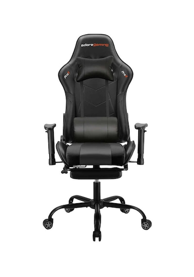 Adore Gaming Prox Ergo Oyuncu Koltuğu - Siyah S.deri 71x126-136x77,5 Cm Siyah
