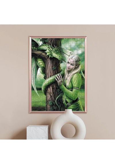 Clementoni Premium Canlı Renkli Kindred Spirits Anne Stokes Yetişkin Puzzle Yapboz 1000 Parça