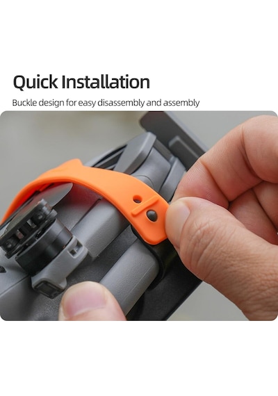 Sunnylife Djı Mini 5 Pro Pervane Tutucu, Engel Sensörü Koruyucu Sabitleyici Kayış Propeller Holder