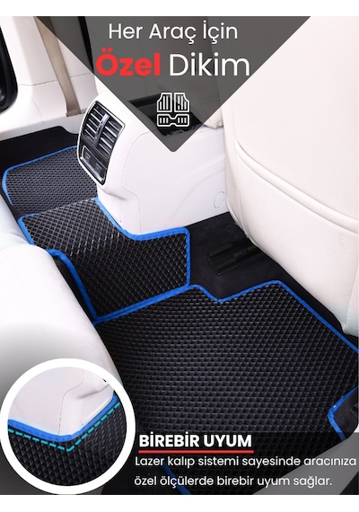 Volvo V50 Stationwagon 2004-2012 Uyumlu Eva Paspas Tam Set Oto Paspas,araca Özel,tam Koruma 216
