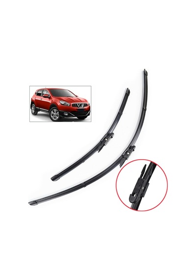Nissan Qashqai Ön Cam Muz Ön Silecek Süpürgesi Seti 2007--2013.