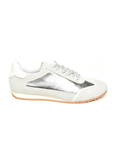 Fox Shoes U820730509 Gümüş Kadın Spor Ayakkabı Sneakers Gümüş-suni Deri Çok Renkli