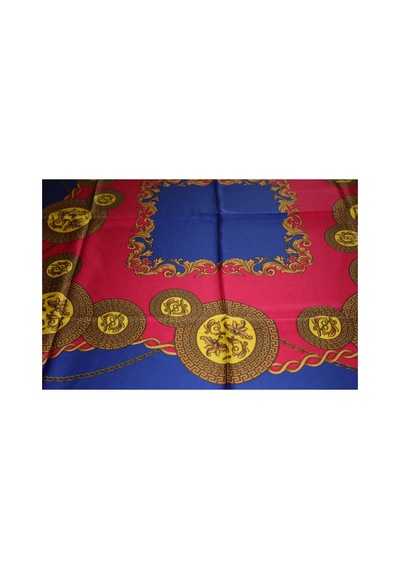 Tikitonki Geometrik Desenli Karışık Renkli Eşarp - 90x90cm Karışık Karışık