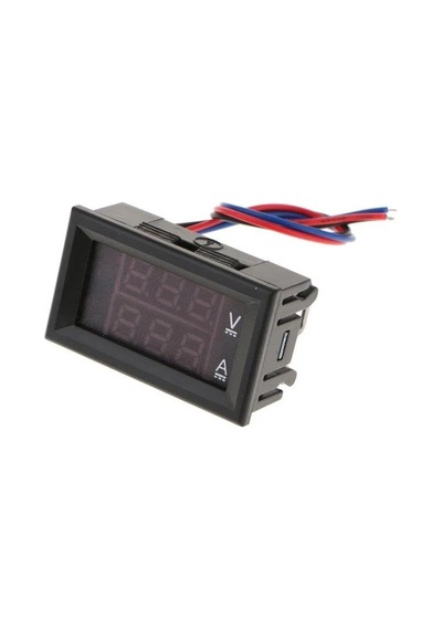 Dijital Voltmetre Ampermetre Dc 100v 10a