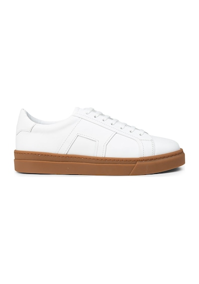 Deery Erkek Hakiki Deri Beyaz Sneaker Ayakkabı - 02002mbyzc03 Beyaz