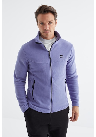 Tommy Life Açık Eflatun Fermuarlı Dik Yaka Standart Kalıp Erkek Polar Sweatshirt - 88134 Eflatun Tommy Life Açık Eflatun Fermuarlı Dik Yaka Standart Kalıp Erkek Polar Sweatshirt - 88134 Eflatun